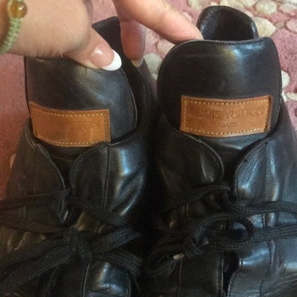 Louis Vuitton Leather Trainers (Sneakers) Mens 9.5 - Picture 1 of 9